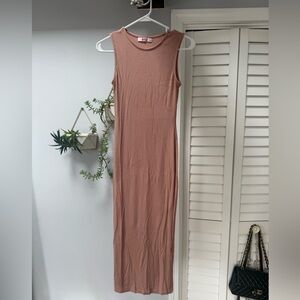 Bayse Sleeveless Mauve Maxi Dress